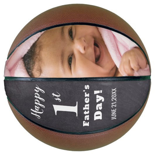 父の日のおめでとパーソナライズされたう バスケットボール (正面)