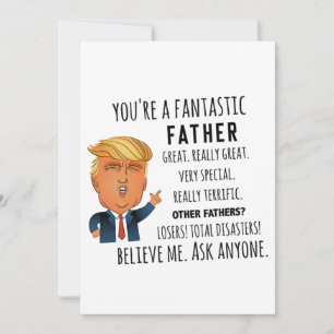 父の日のおもしろいパパ誕生日、トランプ父 シーズンカード