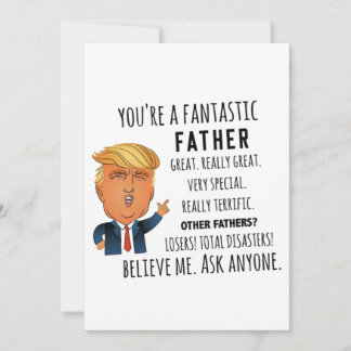 父の日のおもしろいパパ誕生日、トランプ父 シーズンカード