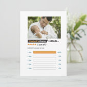 父の日のおもしろい最高のパパ カード (スタンド正面)