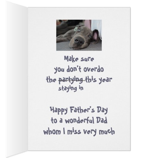 父の日のおもしろい社会的な偉大なダン犬の距離 (内側 (右))