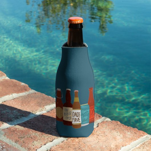父の日のお気に入りのビール ボトルクーラー (インサイチュ プール)