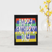 父の日のお父さんへ お父さんに贈る息子 娘 幼児 キ カード (黄色い花)