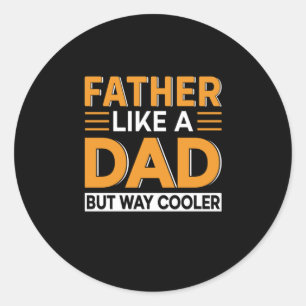 父の日のお父さんパパ ラウンドシール