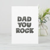 父の日のお父さん かっこいいロック シーズンカード (スタンド正面)