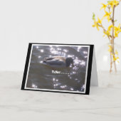 父の日のお祝いグリーティングまたはノートカード カード (黄色い花)