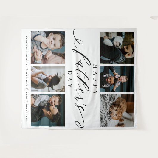 父の日のお祝い写真用背景 タペストリー (正面(横))