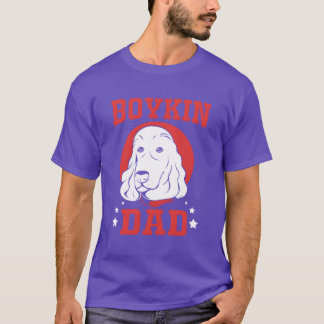 父の日のお祝い 犬顔 ボイキンスパニエルパパ ヴィンテージ Tシャツ