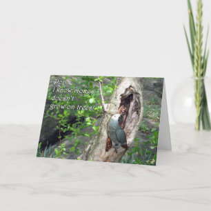 父の日のお金の木 カード