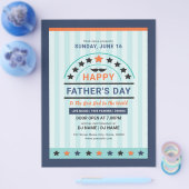父の日のご招待 チラシ (シングル)
