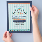 父の日のご招待 チラシ (手)