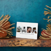 父の日のためのダダフォトコラージュのプラーク フォトプラーク (側面)