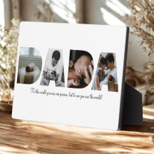 父の日のためのダダフォトコラージュのプラーク