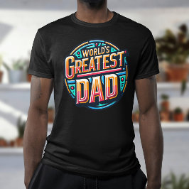 父の日のための世界で最高のパパギフト Tシャツ