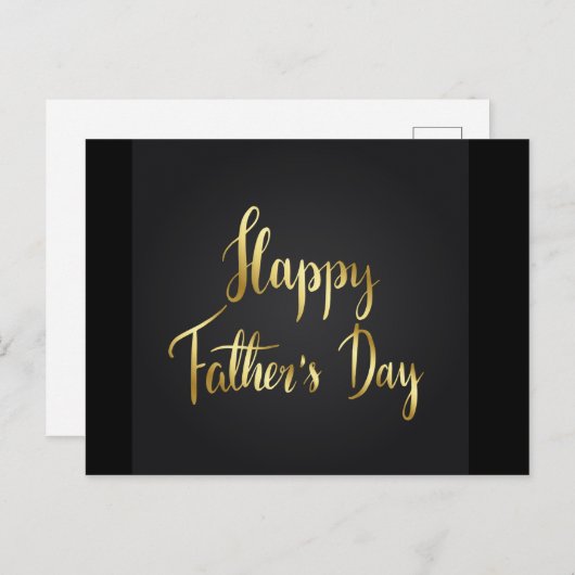 父の日のはがき ポストカード (正面/裏面)