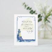 父の日のような灯台 ポストカード (スタンド正面)