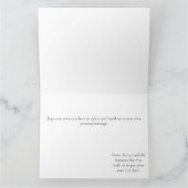 父の日のオレンジ色のタビー猫 サンキューカード (内部)