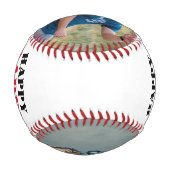 父の日のカスタム写真ギフト 野球ボール (裏面)