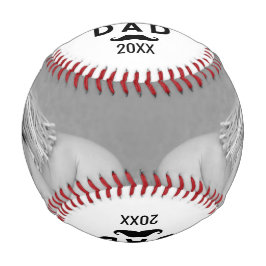 父の日のカスタム写真パーソナライズされた 野球ボール