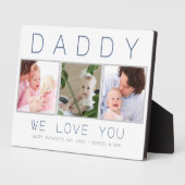 父の日のカスタム写真3 フォトプラーク (側面)