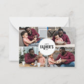 父の日のカスタム写真 ノートカード (正面)