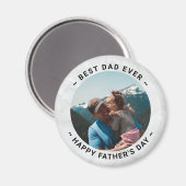 父の日のカスタム写真 マグネット (正面/裏面)