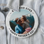 父の日のカスタム写真 缶バッジ (インサイチュ)