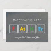 父の日のカークールド サンキューカード (正面/裏面)