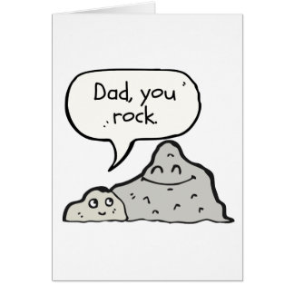父の日のカードおもしろい、パパYou Rock