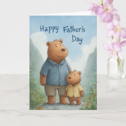 父の日のカードが増える愛 カード (蘭)