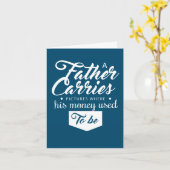 父の日のカードに写真を入れてみた カード (黄色い花)