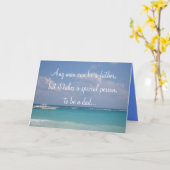 父の日のカードのステップパパ カード (黄色い花)