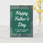 父の日のカードを知る最強の男 カード (黄色い花)