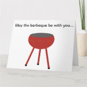 父の日のカードバーベキュー カード (正面)