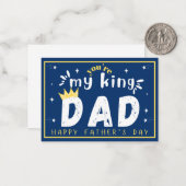 父の日のカードパパ ノートカード (正面/裏面インサイチュ)