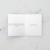 父の日のカード宗教クリスチャン カード (内部)