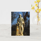 父の日のカード宗教クリスチャン カード (黄色い花)