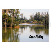 父の日のカード行った魚釣り (正面横)