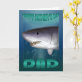 父の日のカード魚のコレクション カード (黄色い花)