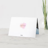 父の日のカード、おじいちゃん、絵のように美しいアッシジ カード (裏面)