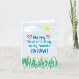 父の日のカード カード