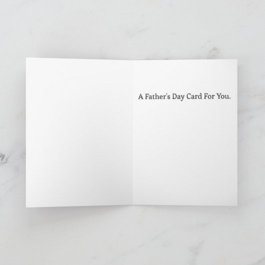 父の日のカード カード (内部)