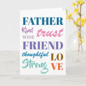 父の日のカード カード (黄色い花)