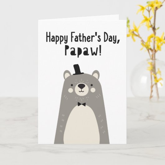 父の日のカード カード (黄色い花)