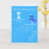 父の日のカード カード (黄色い花)