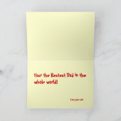 父の日のカード カード (内部)