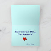 父の日のカード カード (内部)