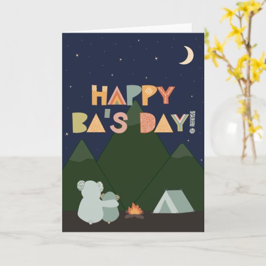 父の日のカード カード (黄色い花)