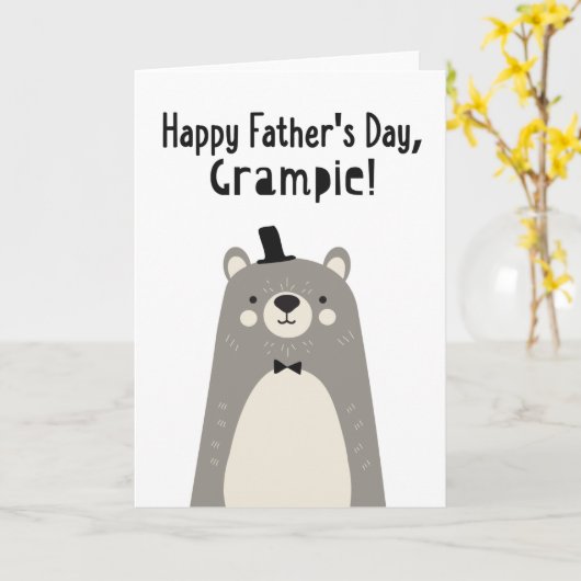 父の日のカード カード (黄色い花)