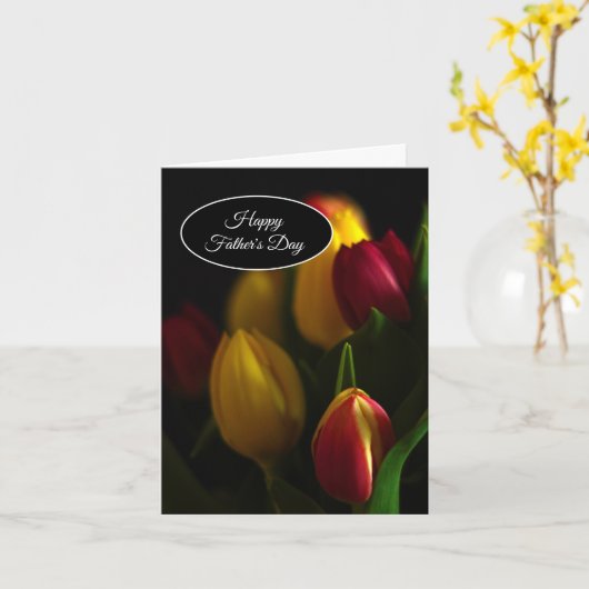 父の日のカード カード (黄色い花)